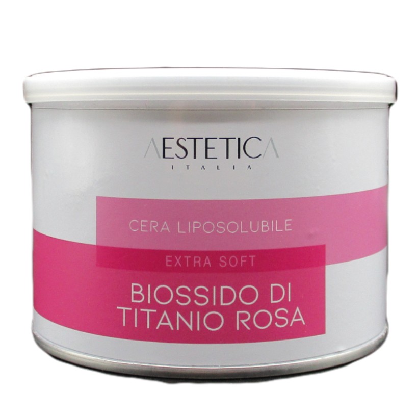 Cera extra soft biossido di titanio rosa